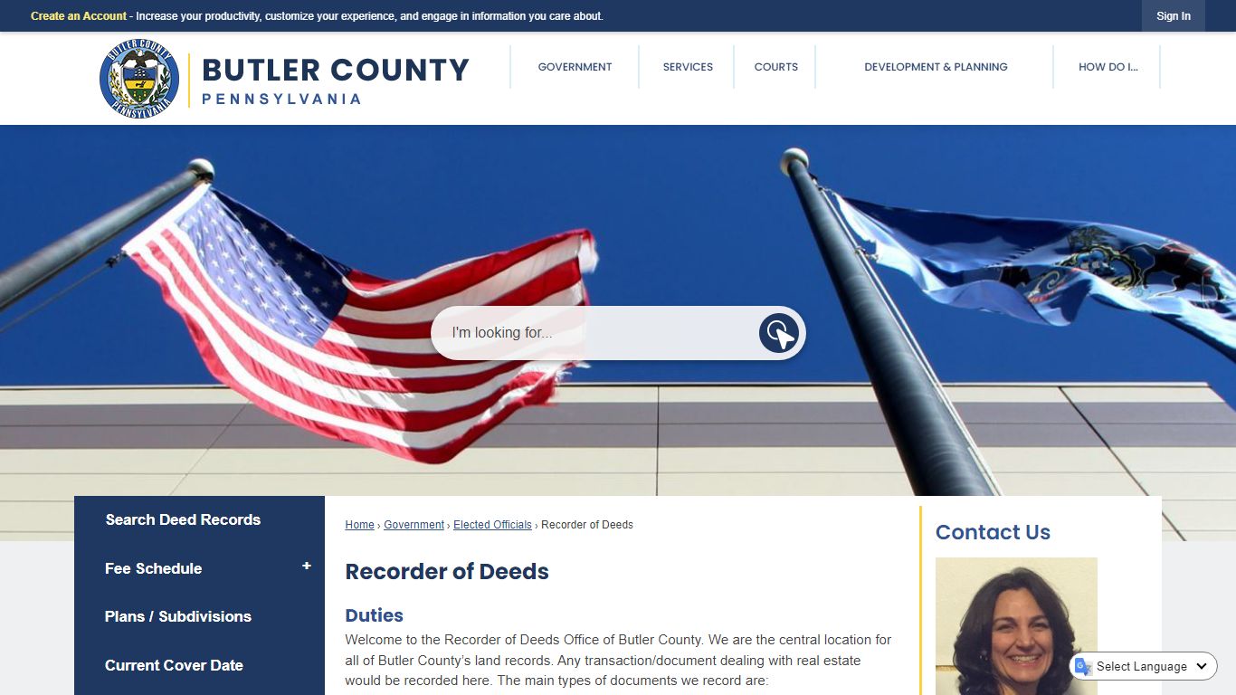 Recorder of Deeds | Butler County, PA